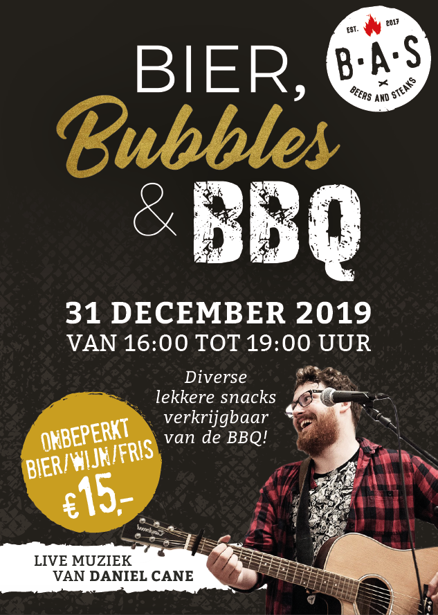 Bier, bubbels & BBQ bij BAS!